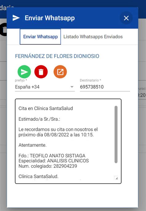 Gestiona tus citas médicas en WhatsApp 